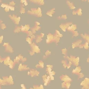 Autumn maple leaves pattern background. EPS 10 Illustrazione stock