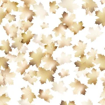 Autumn maple leaves pattern background. EPS 10 스톡 일러스트