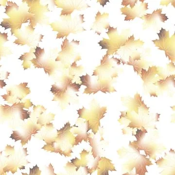 Autumn maple leaves pattern background. EPS 10 스톡 일러스트