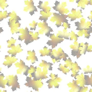 Autumn maple leaves pattern background. EPS 10 Stock Illustration