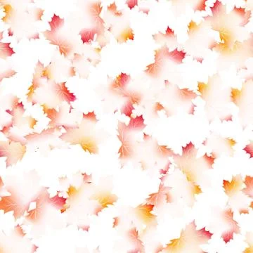 Autumn maple leaves pattern background. EPS 10 스톡 일러스트