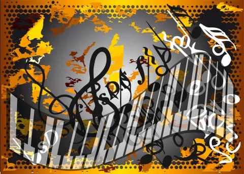 Autumn melody Stock Illustration