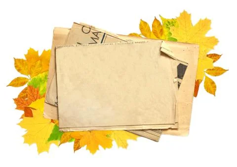 Autumn message Stock Illustration
