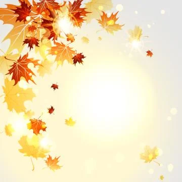 Autumn midday Stock Illustration