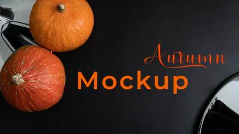 Autumn Mockup Illustrazione stock