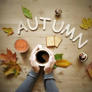 Autumn mood composition background Foto stock