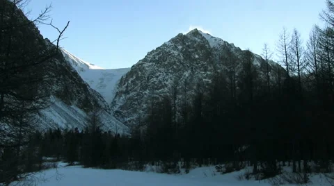 Autumn Mountain Stock Footage 45295389