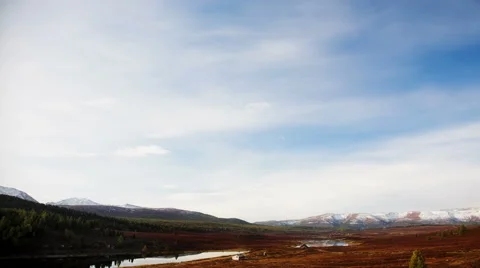 Autumn mountain landscape Stock Footage 42358007