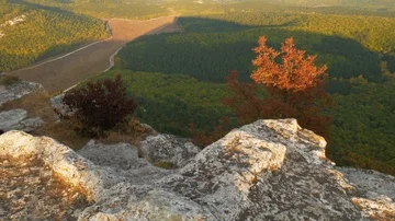 Autumn mountain landscape. Video stock 86043826