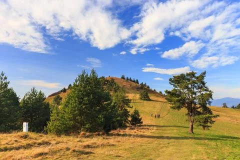 Autumn mountain landscape 스톡 사진