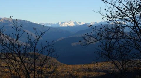 Autumn in mountain Stock Photos