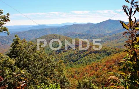 Autumn mountain range