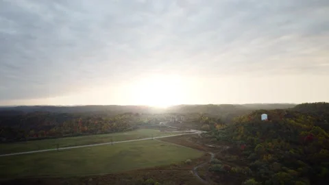 Autumn Mountain Sunrise Stock Footage 229887482