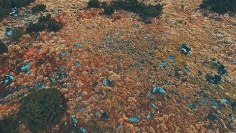 Autumn Mountain Valley Video stock 84024860