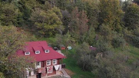 Autumn in the mountains Stock Footage 127185264