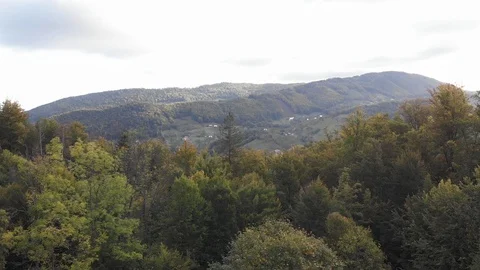 Autumn in the mountains Stock Footage