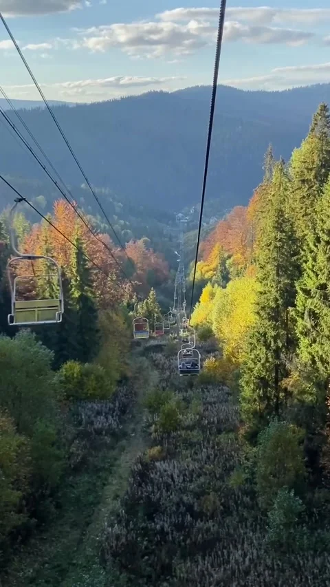 Autumn mountains Stock Footage 234465873