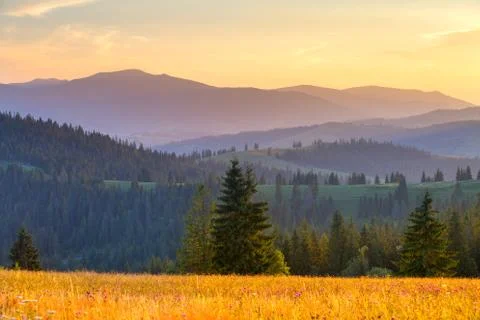 Autumn in mountains Foto stock