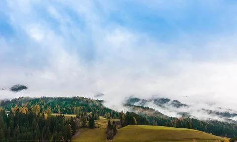 Autumn in the mountains Stock Photos
