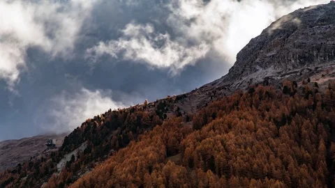 Autumn in mountains timelapse Vidéo 93702248