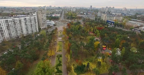 Autumn park Stock Footage 71408727