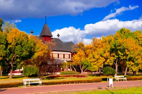 Autumn in the park Stock Photos