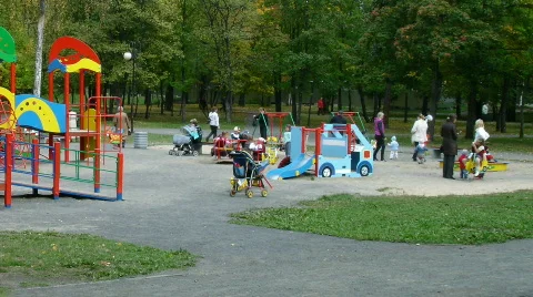 Autumn park time lapse  Video stock 855178