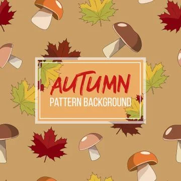 Autumn pattern background 2 Stock Illustration