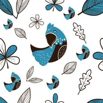 Autumn Pattern Design Stock Illustration