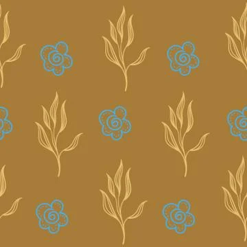 Autumn pattern Stock Illustration