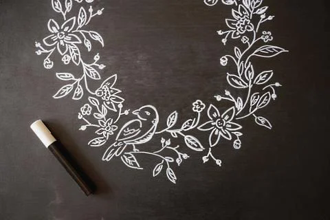 A autumn pattern Stock Photos