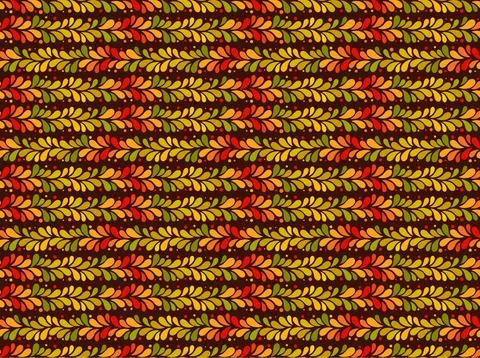 Autumn pattern, seamless background, leaf wallpaper, nature illustration, vector 스톡 일러스트