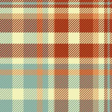 Autumn plaid pattern with a woven fabric texture and clear check layout. Oran Stock Illustration
