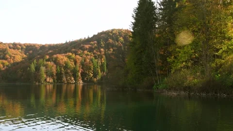 Autumn Plitvice Lakes Stock Footage 136420171