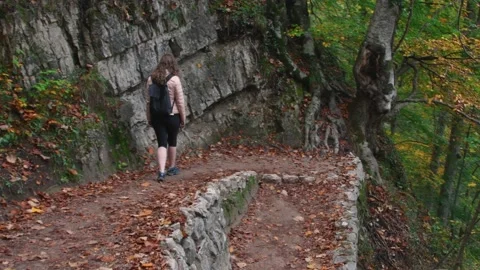 Autumn Plitvice Lakes Stock Footage 136420543