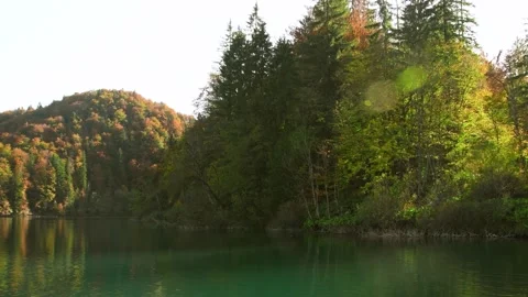 Autumn Plitvice Lakes Stock Footage 137093921