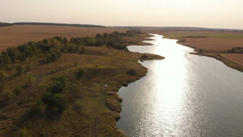 Autumn pond Stock Footage 147217259