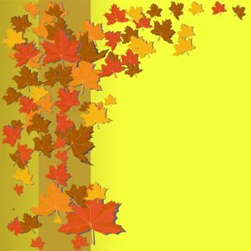 Autumn postcard 스톡 일러스트