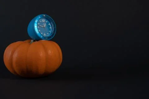 Autumn is pumpkin time Stock Photos