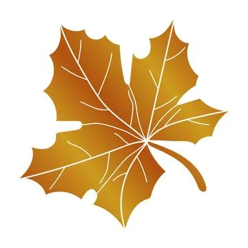 Autumn red maple leaf.Autumn maple leaf.Vector illustration Stock Illustration