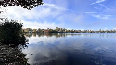 Autumn Reflection Stock Photos