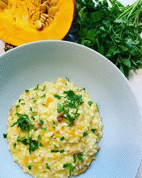 Autumn risotto Stock Photos