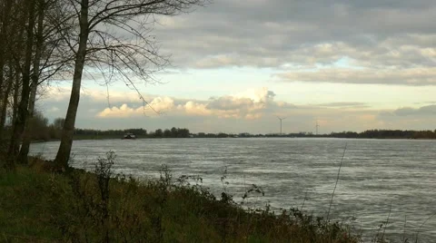 Autumn on the River Stock Footage 44182358