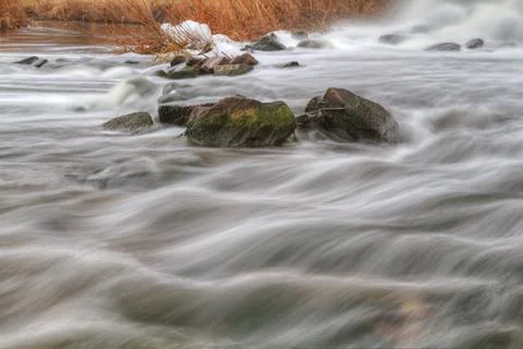 Autumn  river Stock Photos