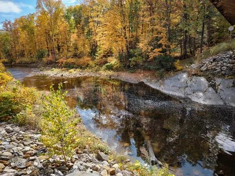 Autumn River Stock Photos