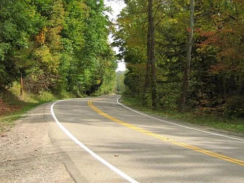 Autumn Road Stock-Fotos