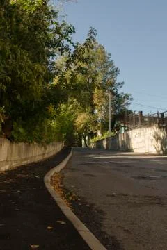 Autumn road Stock Photos