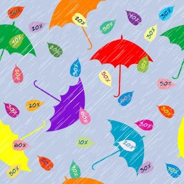 Autumn sales background Stock Illustration