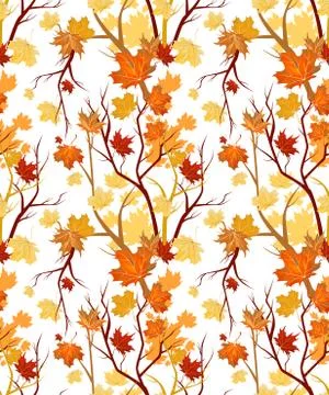 Autumn seamless Stock Illustration