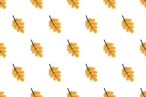 Autumn seamless pattern backround template Stock Illustration